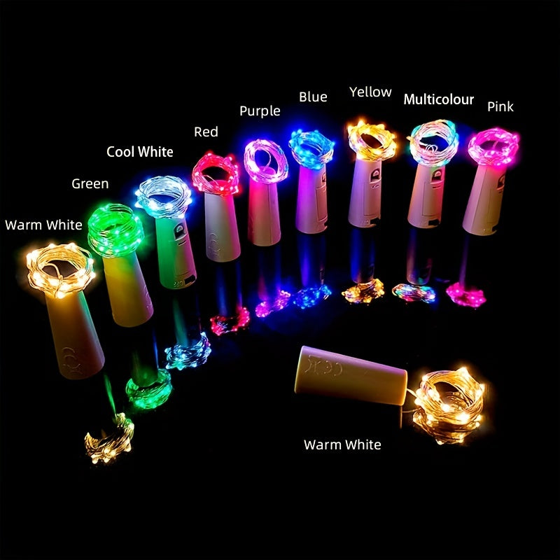 Luzes de garrafa de LED Natalina